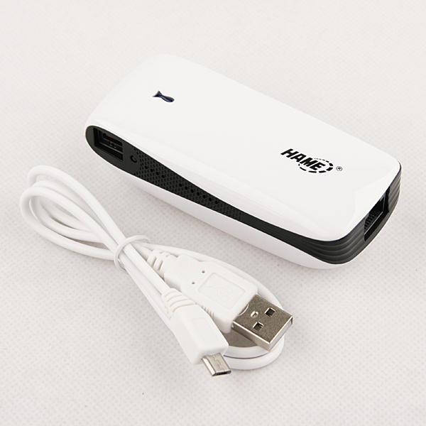 HAME A2 5200mAh Power Bank 3G Hotspot WiFi Router White